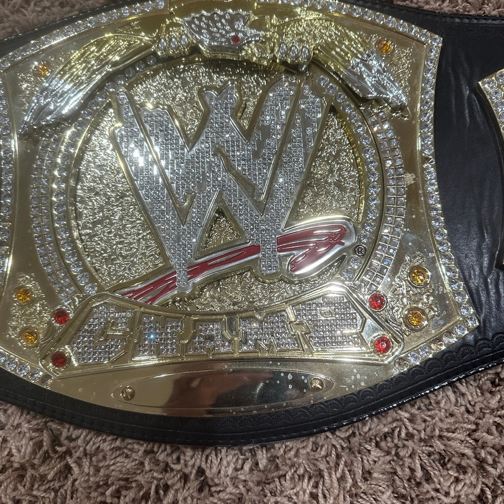 John Cena WWE Officially Licensed Replica Spinner Championship Belt - Picture 8 of 9